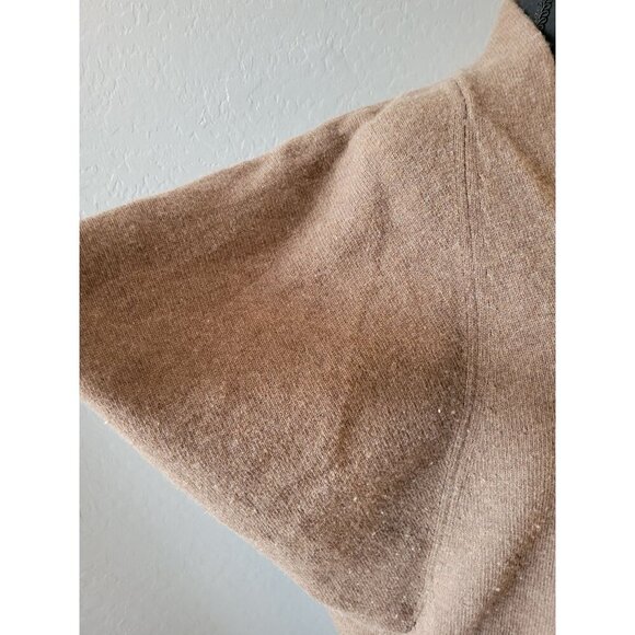 Pure Jill Wool Blend V-Neck Poncho Sweater Size L/XL Petite Lagenlook Minimalist - Picture 3 of 10